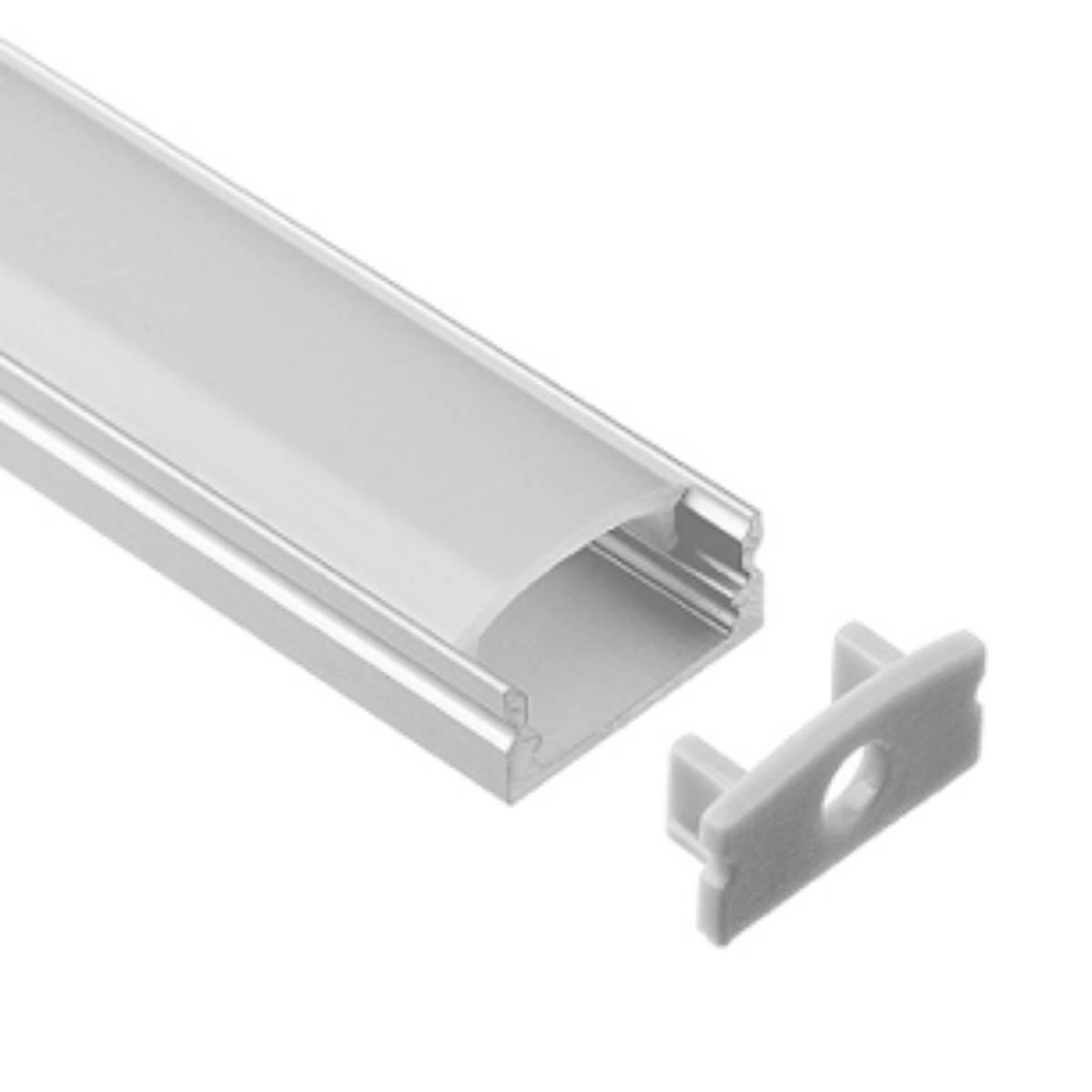 פרופיל תאורה אלומיניום צמוד תקרה 17.3X7